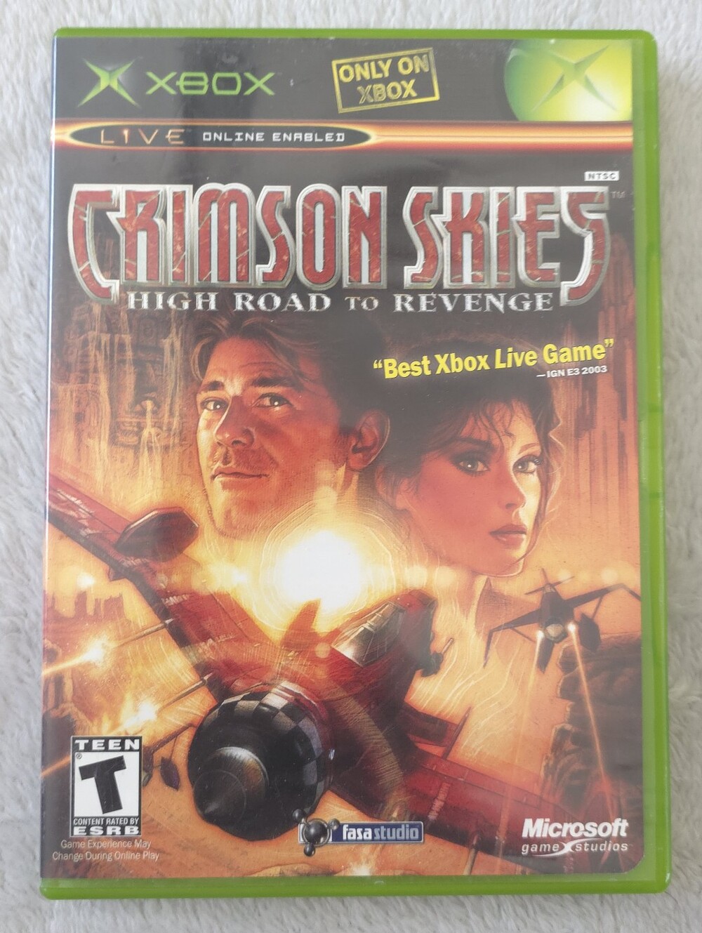 Crimson Skies High Road to Revenge (Microsoft Xbox, 2003) CIB
